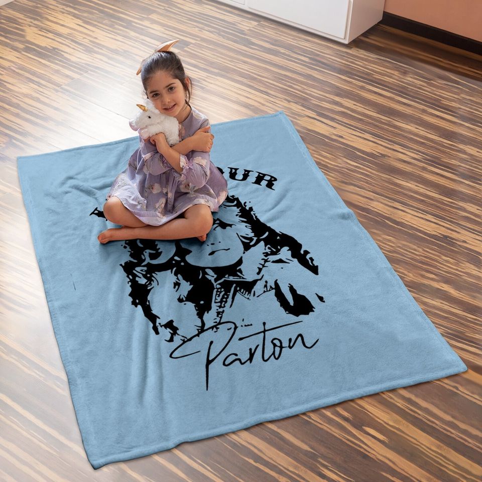 I Beg Your Parton Baby Blanket