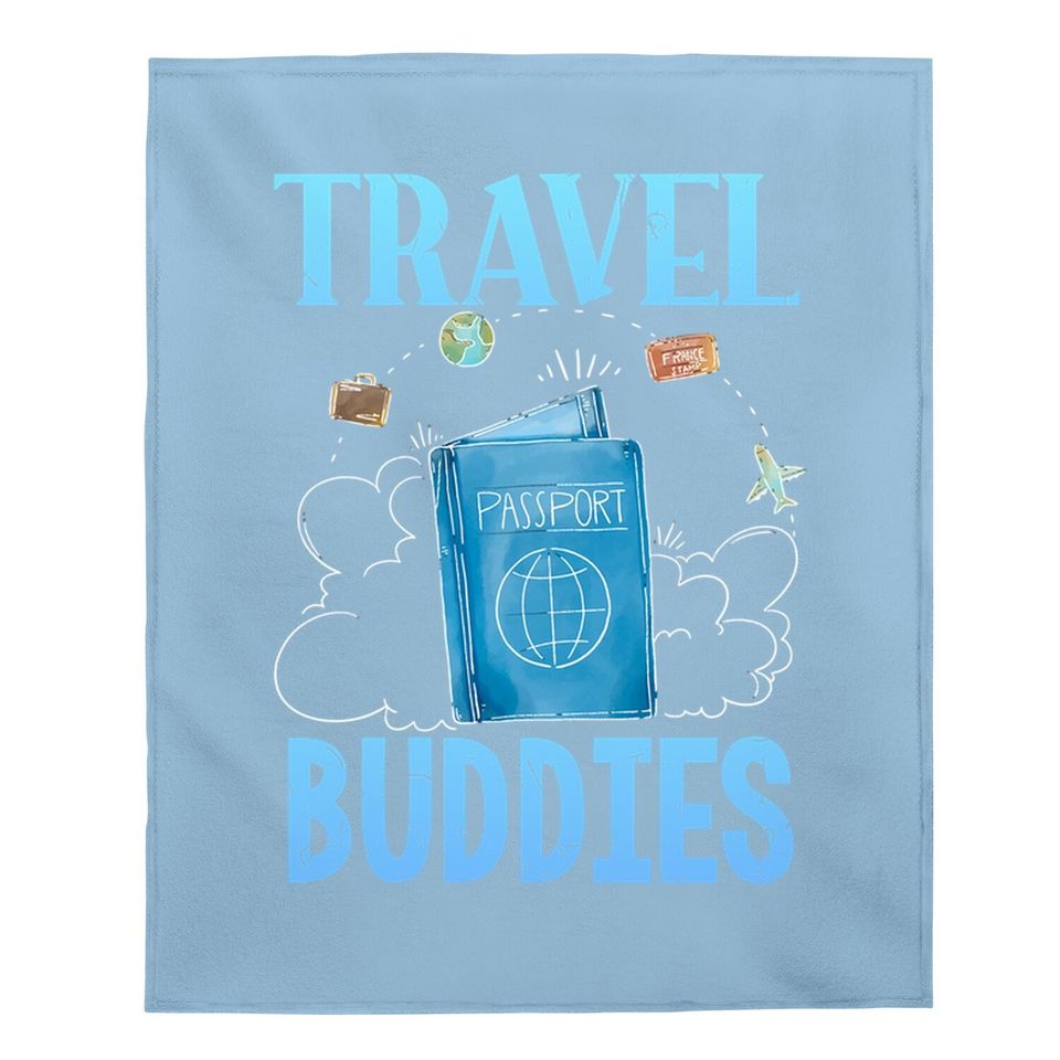 Traveller Flight Travel Buddies Baby Blanket