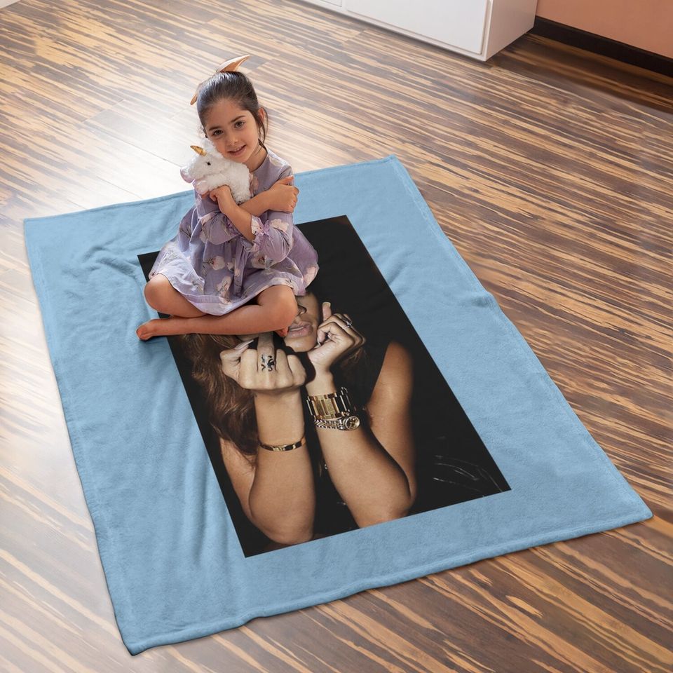 Rihanna Singer Baby Blanket
