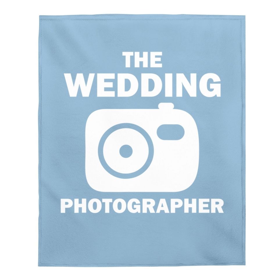 Wedding Photographer  baby Blanket