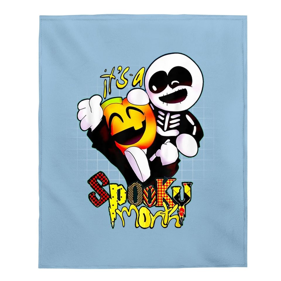 It's A Spooky Month Sand Pump Baby Blanket