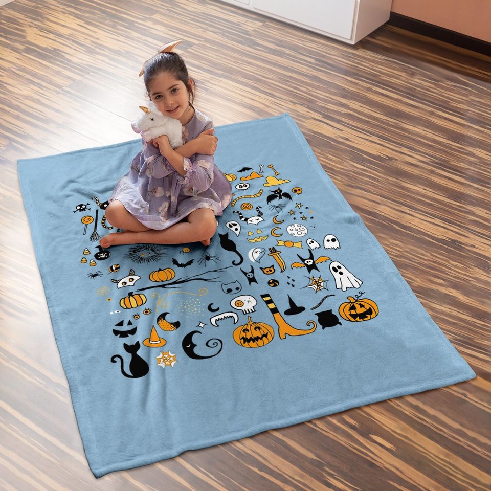 Cute Halloween Baby Blanket