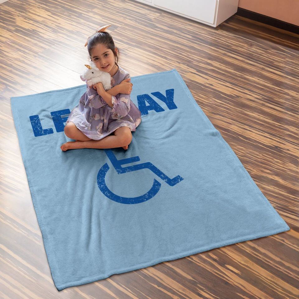 Leg Day Handicap Workout And Gym Baby Blanket