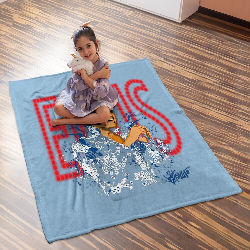 Elvis Presley Singing Baby Blanket