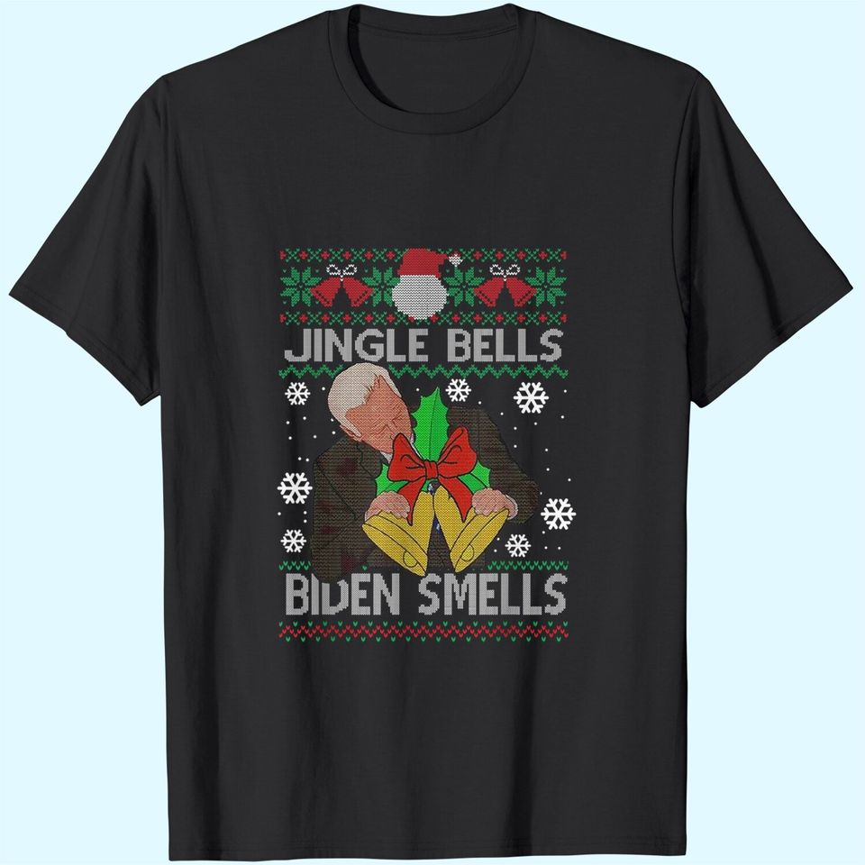 Santa Joe Biden Jingle Bells T-Shirts