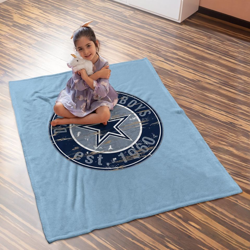 Dallas Cowboys 1960 Baby Blanket