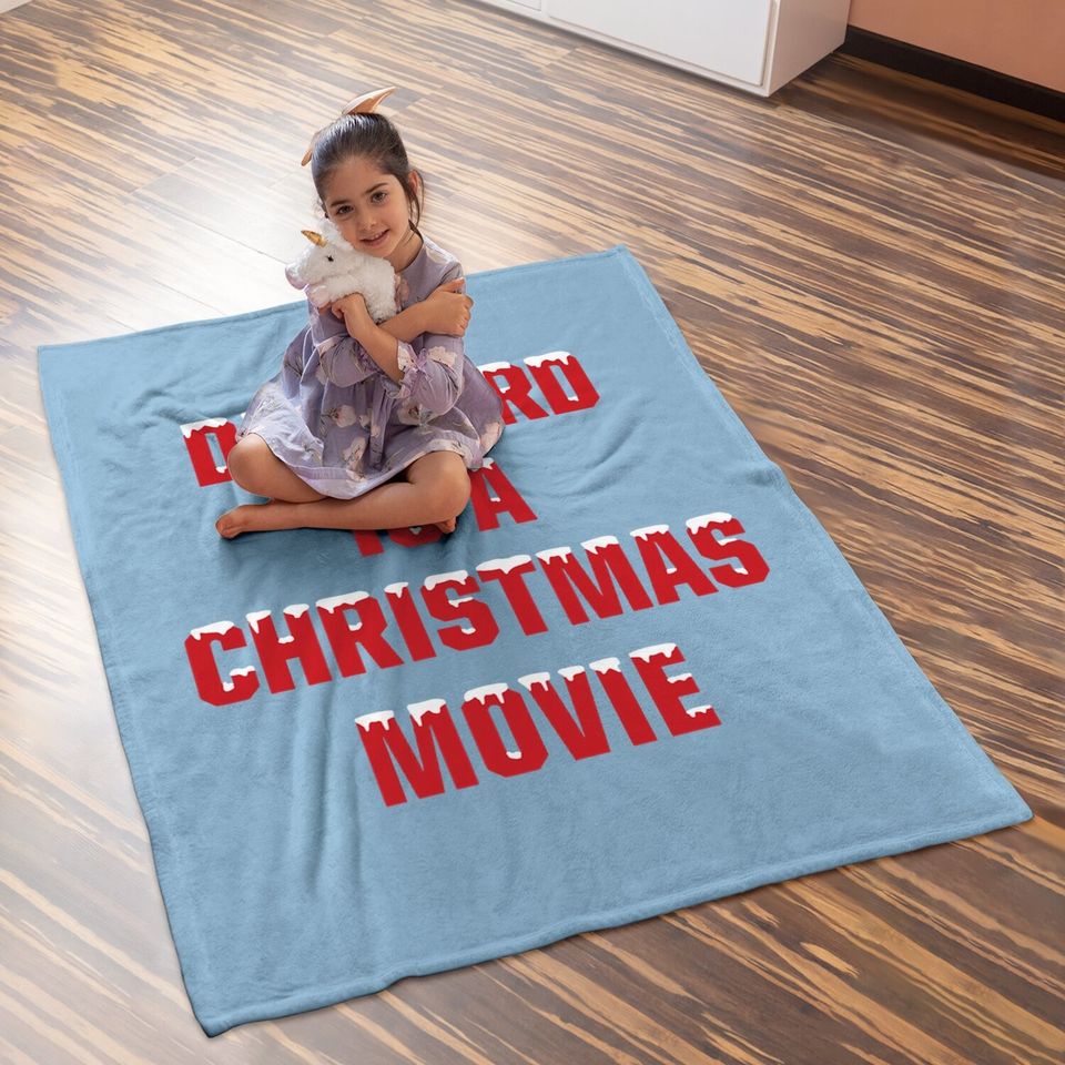 Die Hard Christmas Baby Blanket
