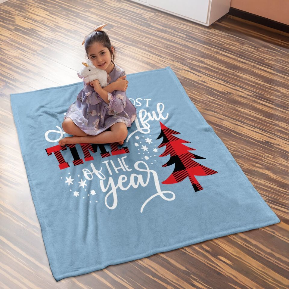 Family Christmas Matching Outfits Baby Blanket