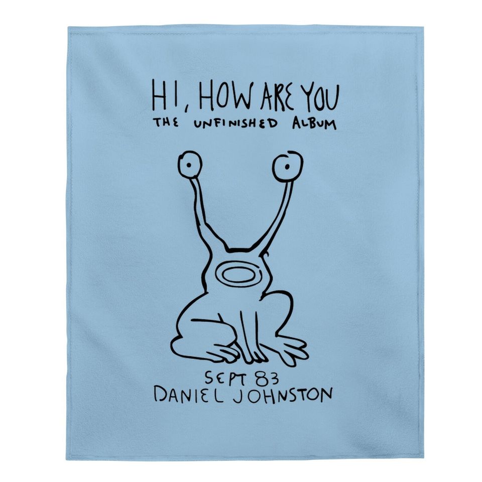 Daniel Johnston Unfinished Album Sept 83 Vintage Baby Blanket