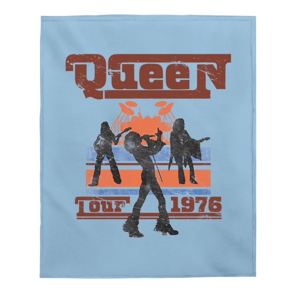 Queen 1976 Tour Silhouettes Baby Blanket