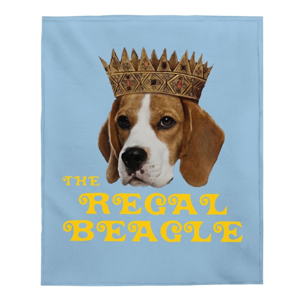 Regal Beagle Baby Blanket