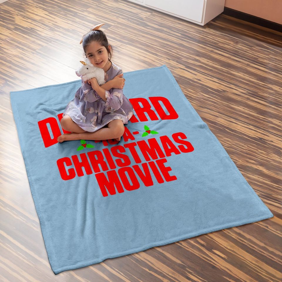 Die Hard Christmas Baby Blanket