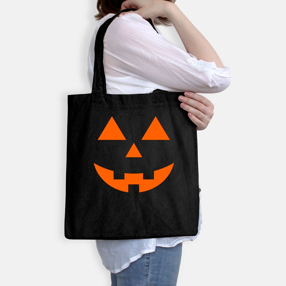 Spooky Jack O Lantern Halloween Party Pumpkin Patch Autumn Tote Bag