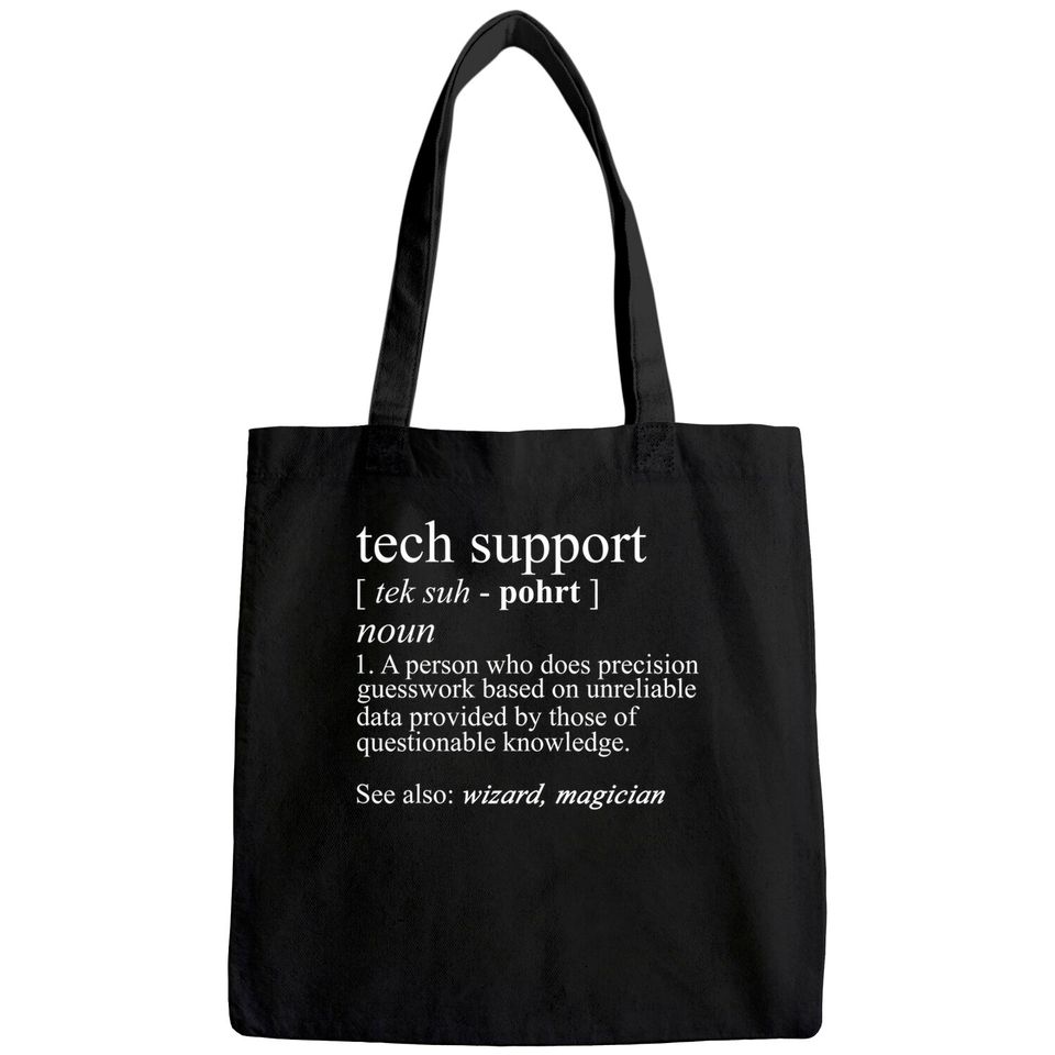 Tech Support Definition Tote Bag