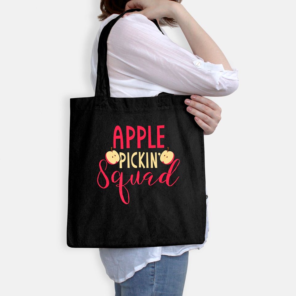 Apple Picking Squad Gift Apple Fruit Picker Tote Bag