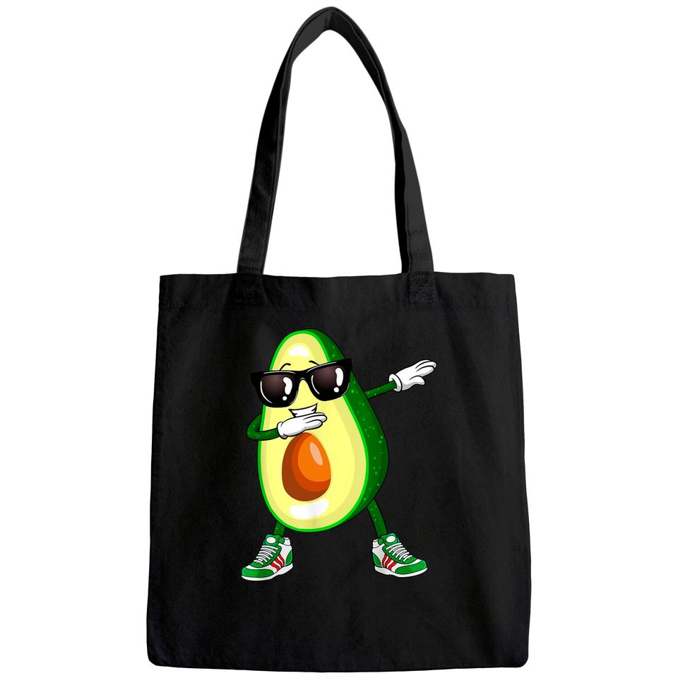 Dabbing Avocado Tote Bag
