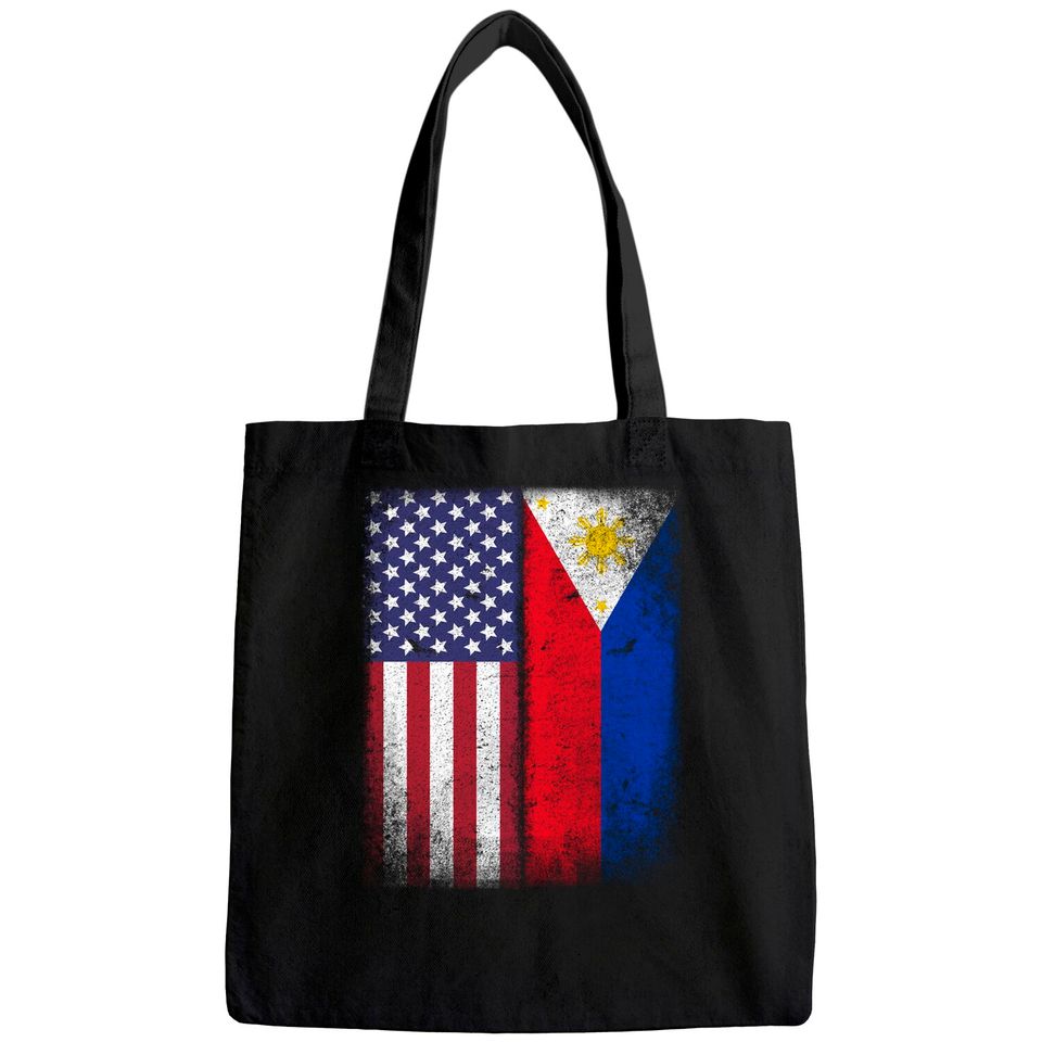 Filipino Roots American Grown Philippines Tote Bag