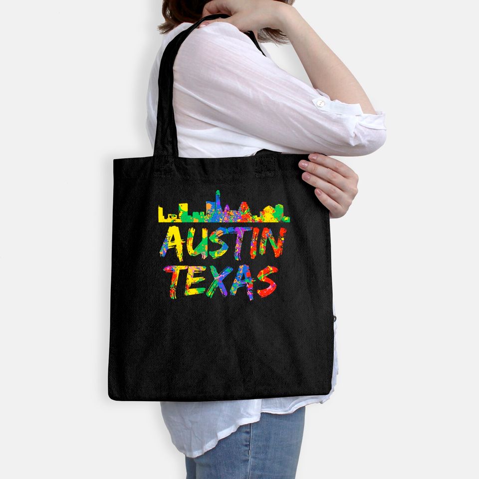 Austin Texas Skyline Tote Bag