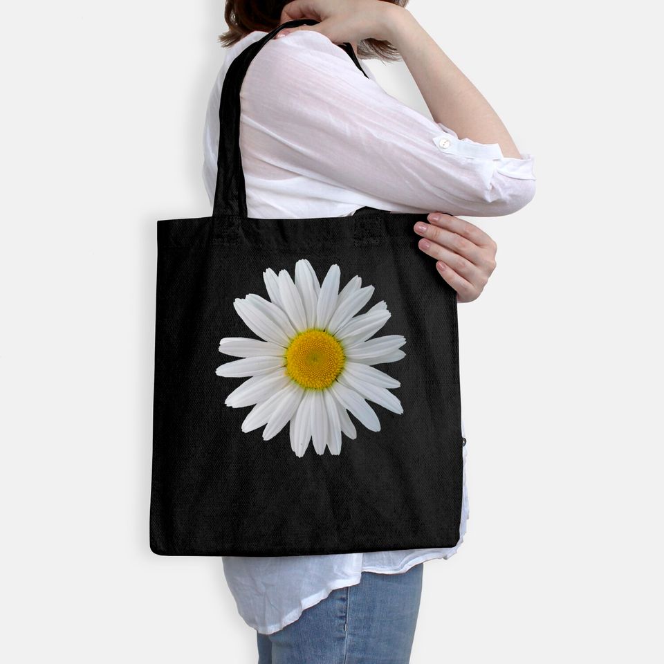 white daisy flower blooming Tote Bag