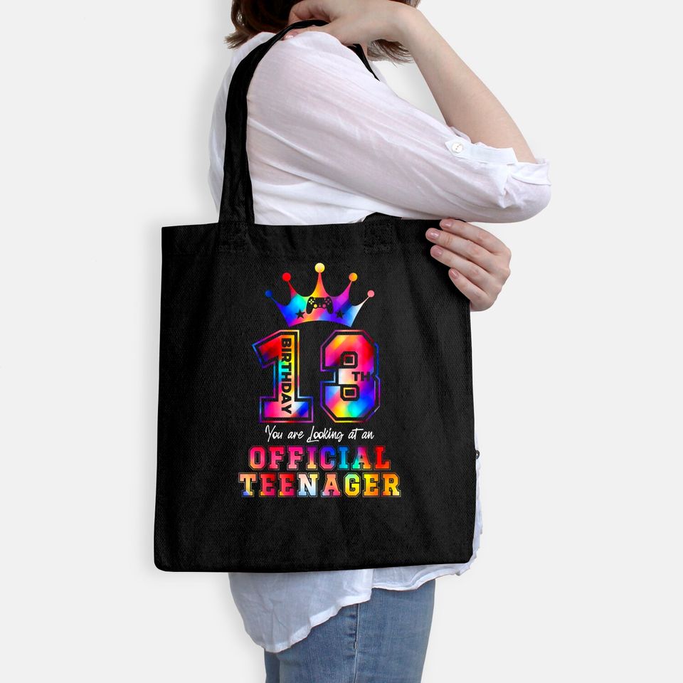  Teenager 13 Years Old 13th Birthday Gamer Tote Bag