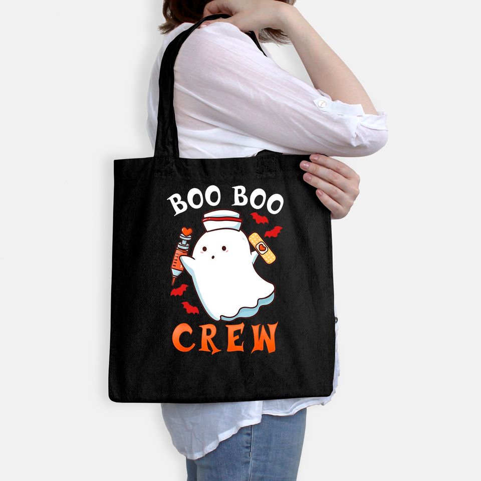 Halloween Nurse Boo Boo Crew Tote Bag