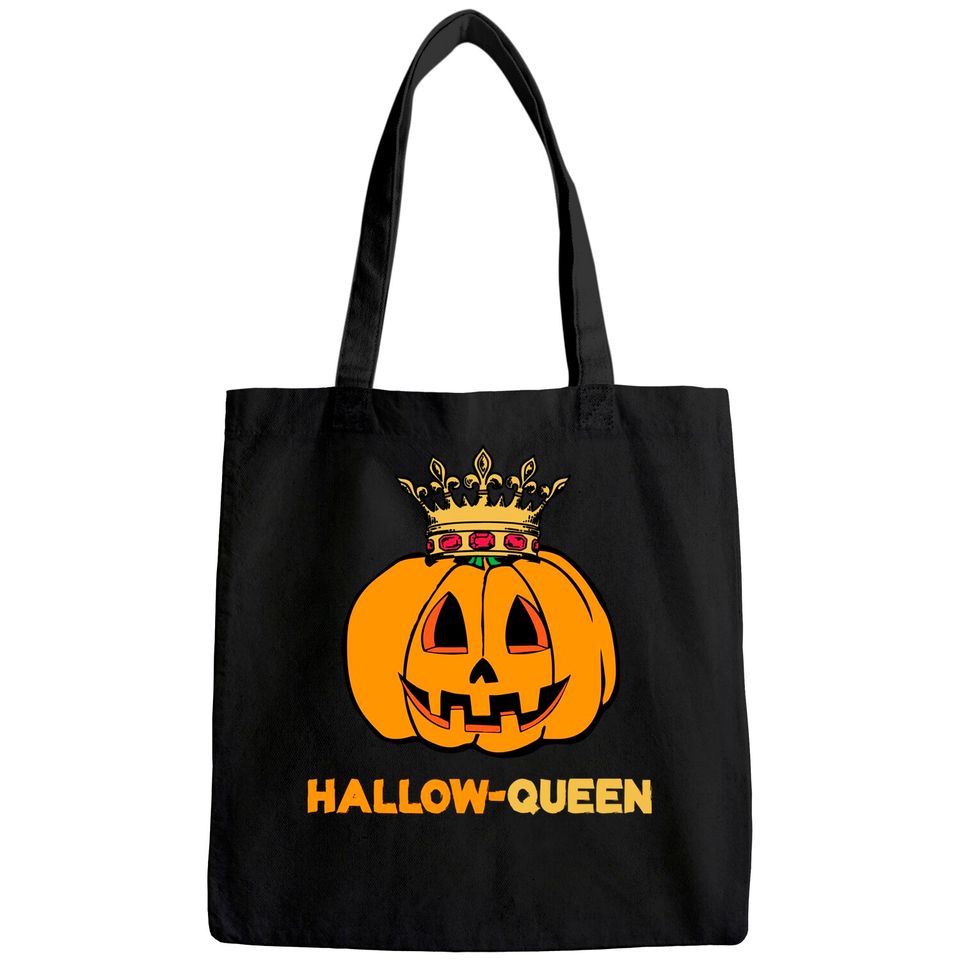 Funny Hallow Queen Costume For Halloween Party Lovers Tote Bag