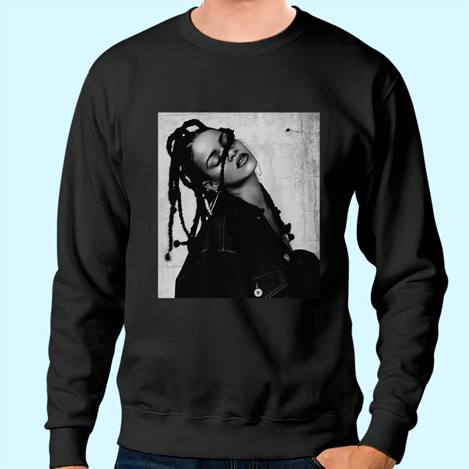 Rihanna B&W Aesthetic Sweatshirt