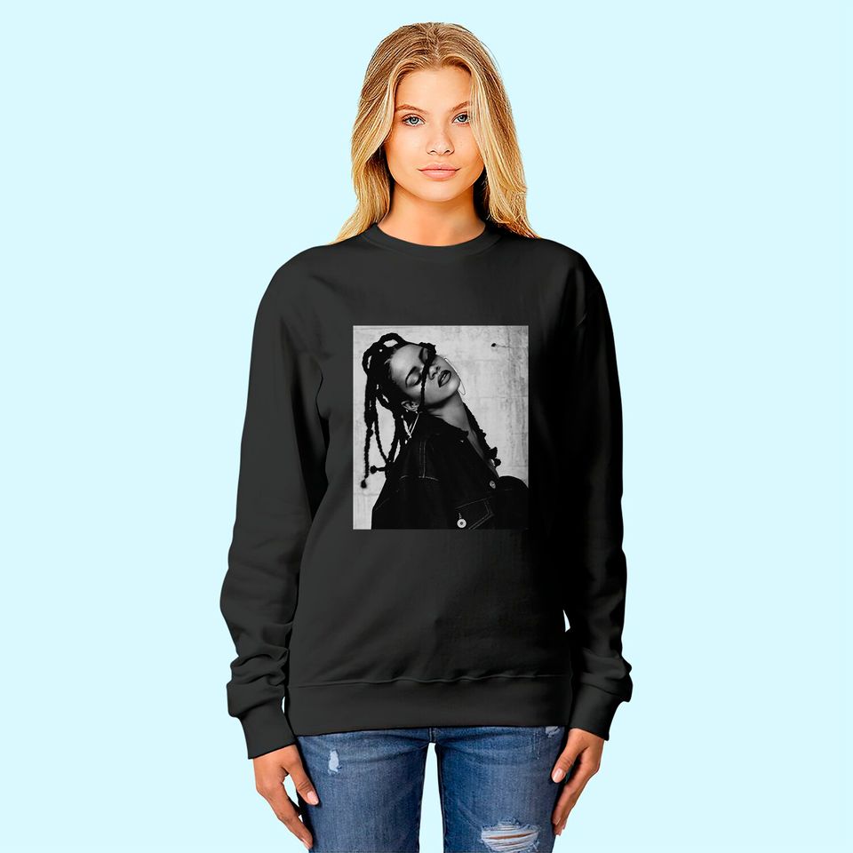 Rihanna B&W Aesthetic Sweatshirt