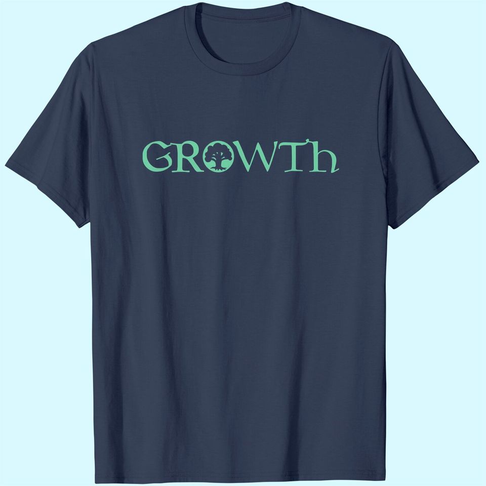 GROWTH Green Magic Mana Symbol T-Shirt