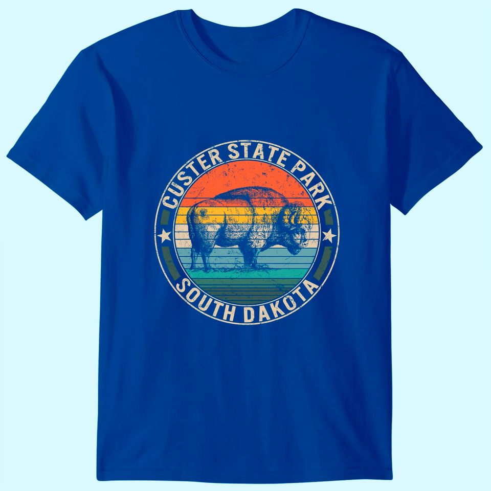 Custer State Park Buffalo Roundup South Dakota Hills Bison T-Shirt