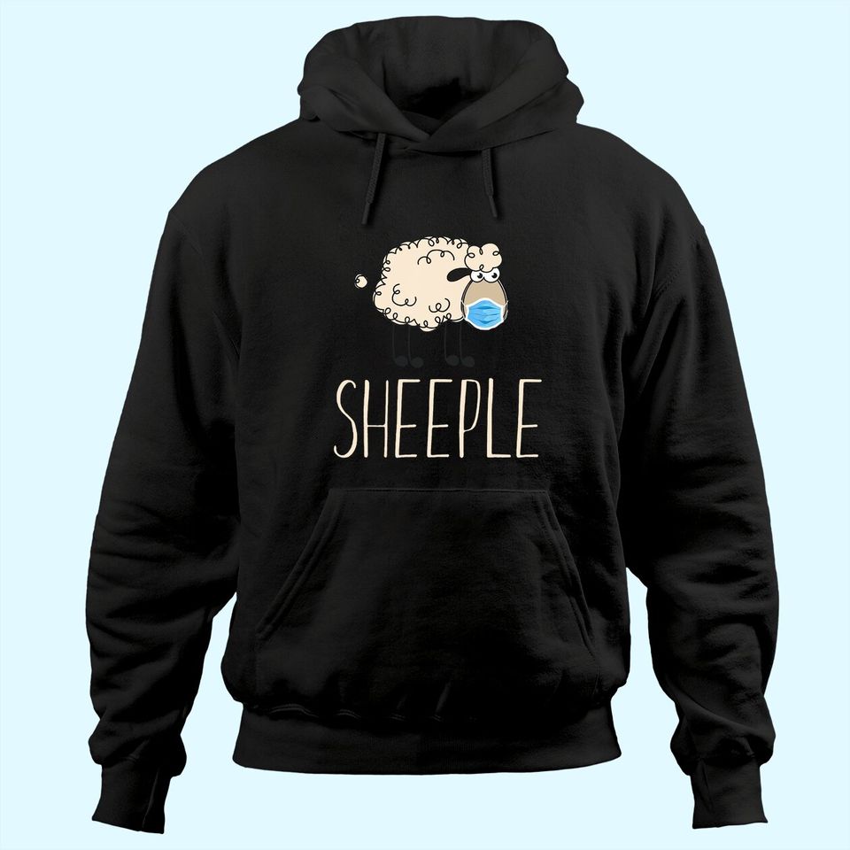 Sheeple sheep wear mask Hoodie