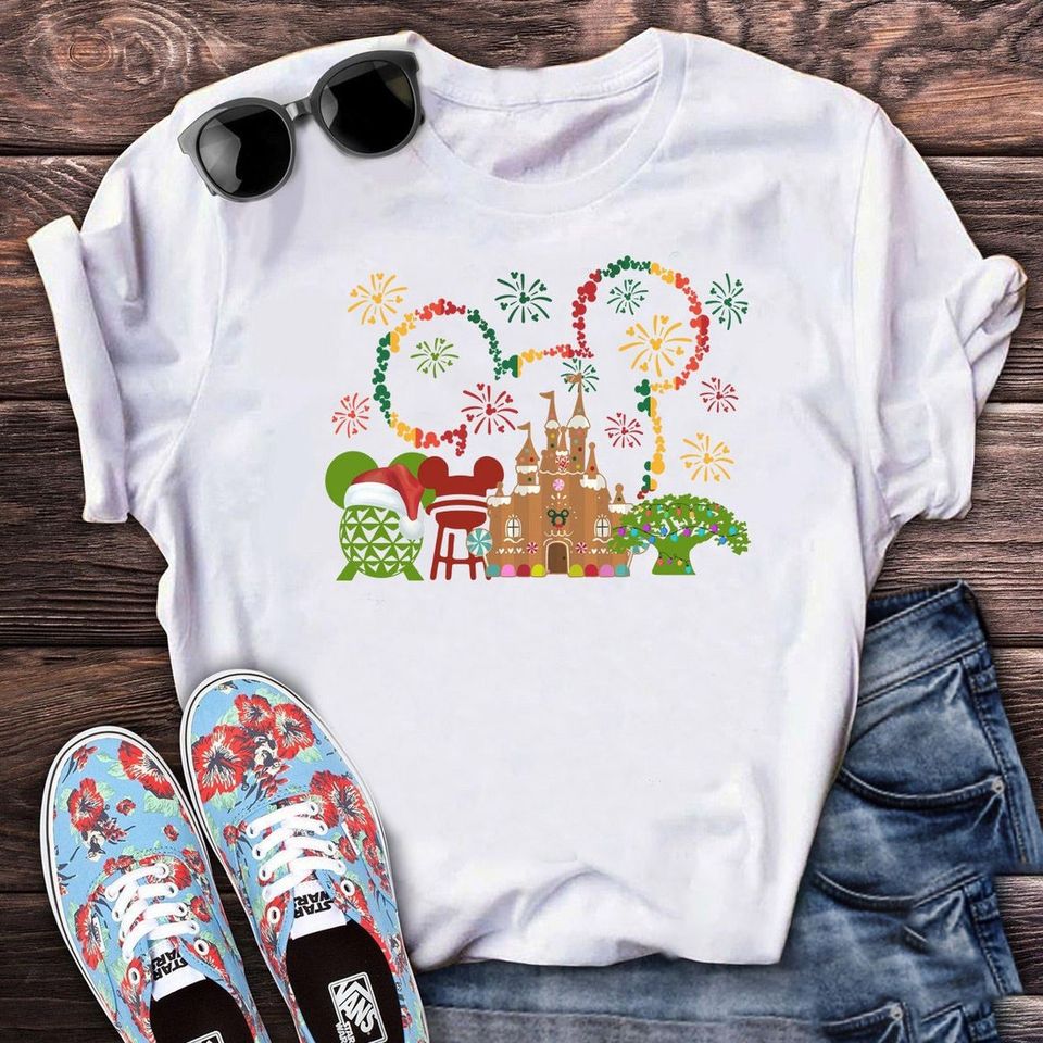 Disney Christmas Vacation Magic Kingdom T Shirt