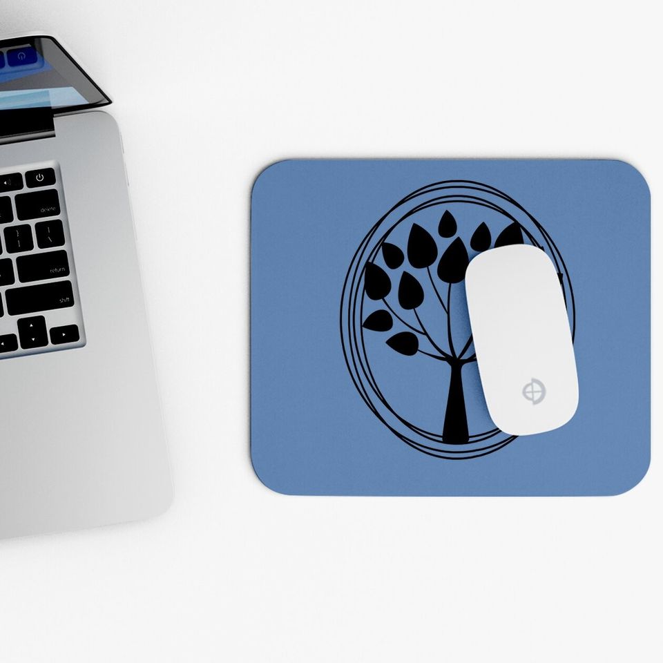 Tree Circle Mouse Pad