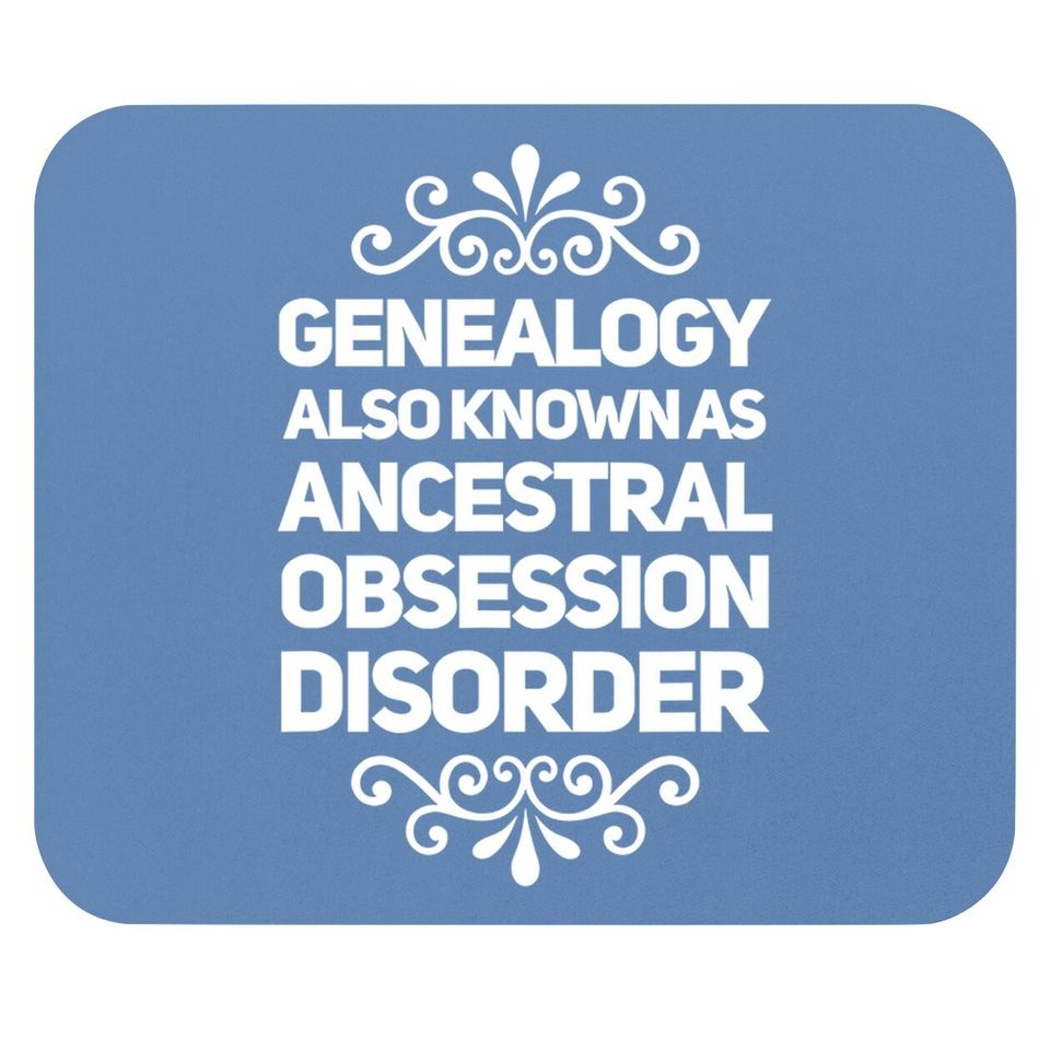 Genealogy Ancestral Family Tree Research Dna Genealogist Mouse Pad