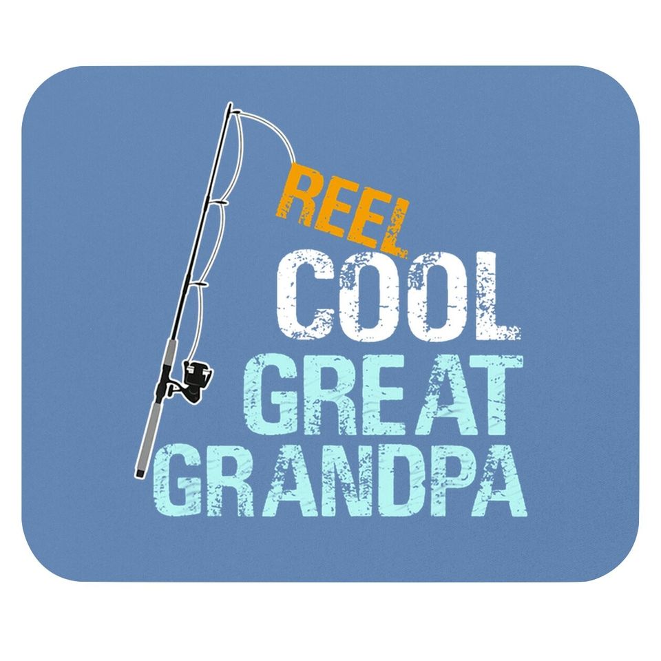 Reel Cool Great Grandpa Gift From Granddaughter Grandson Mouse Pad