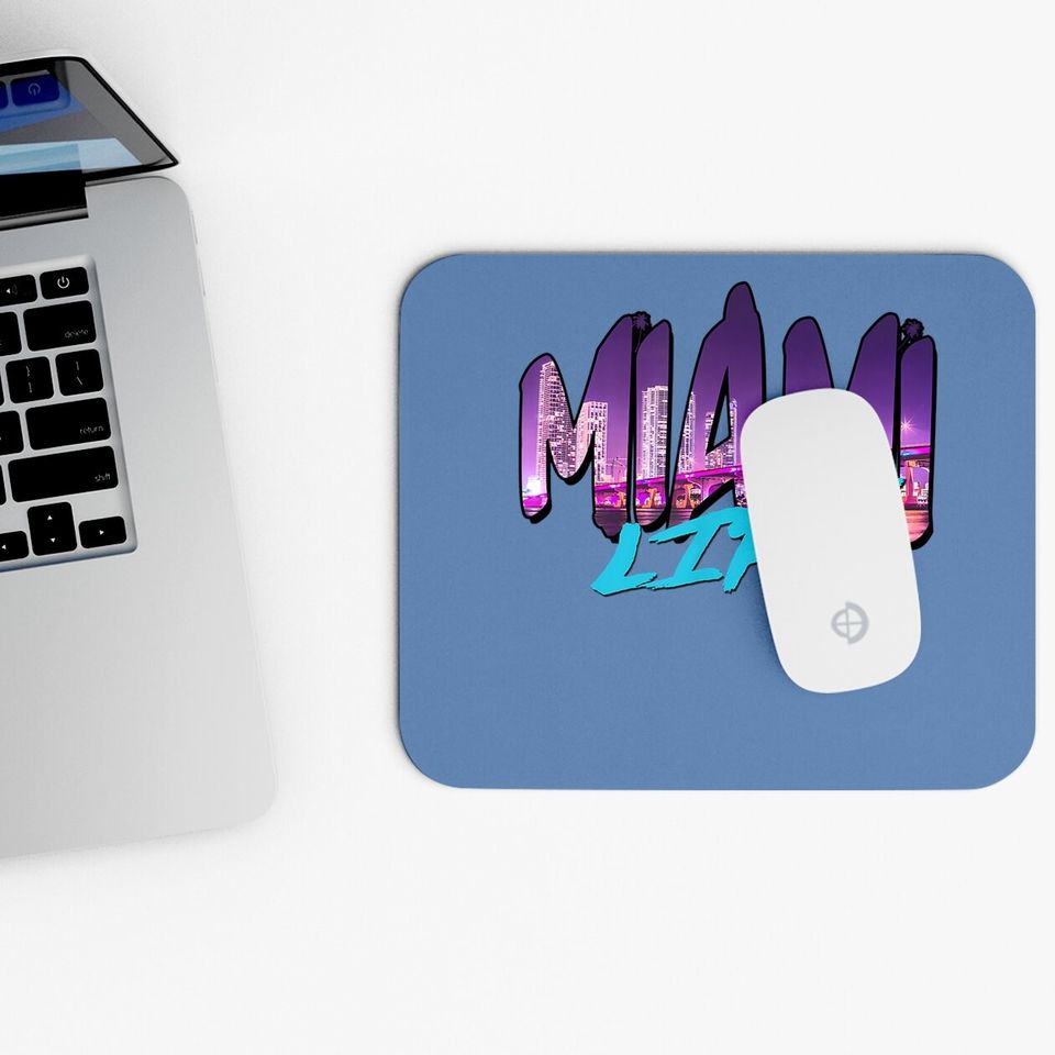Mouse Pad Miami Life Beach View