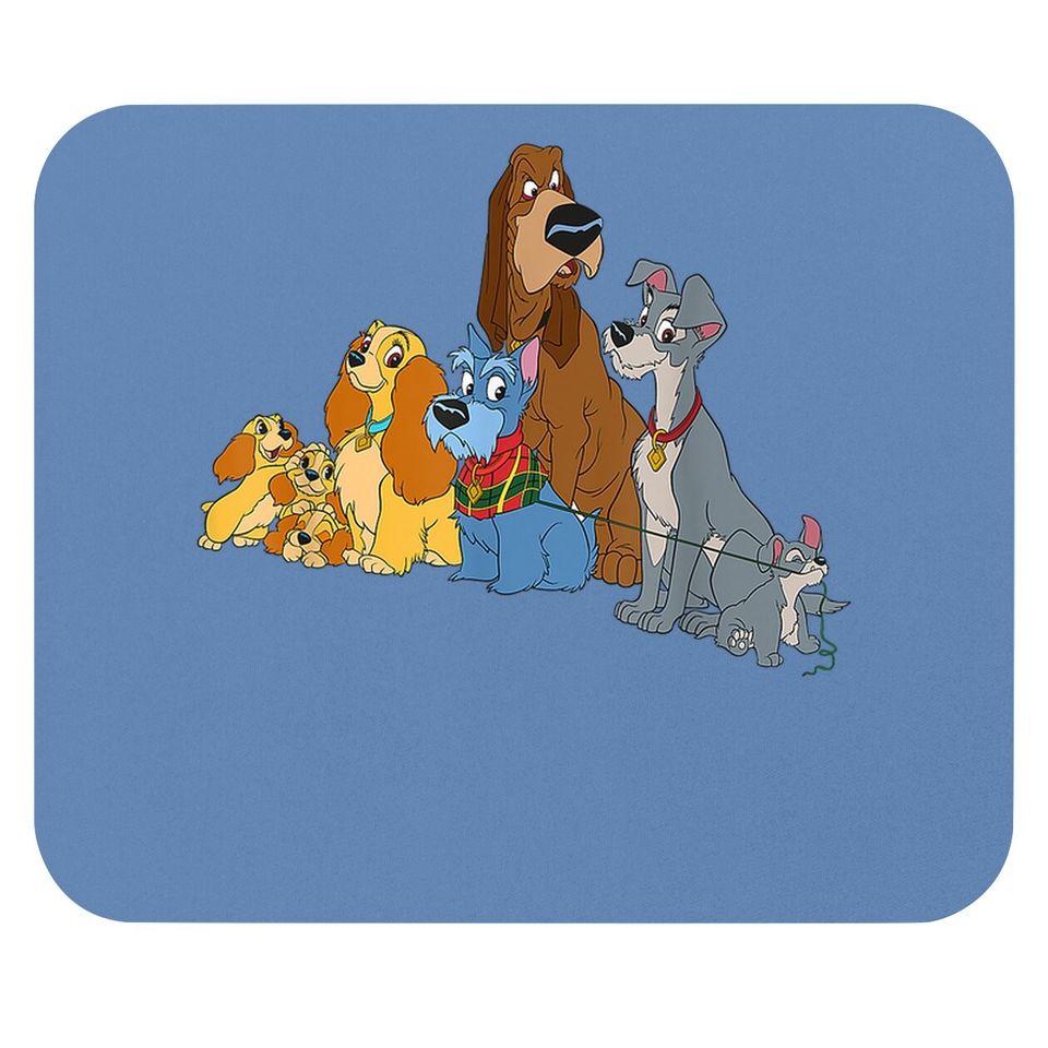 Lady And The Tramp Dogs Mouse Pad