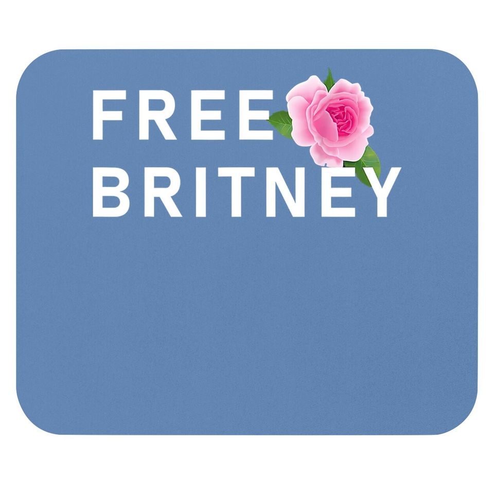 Free Britney Pink Rose Mouse Pad