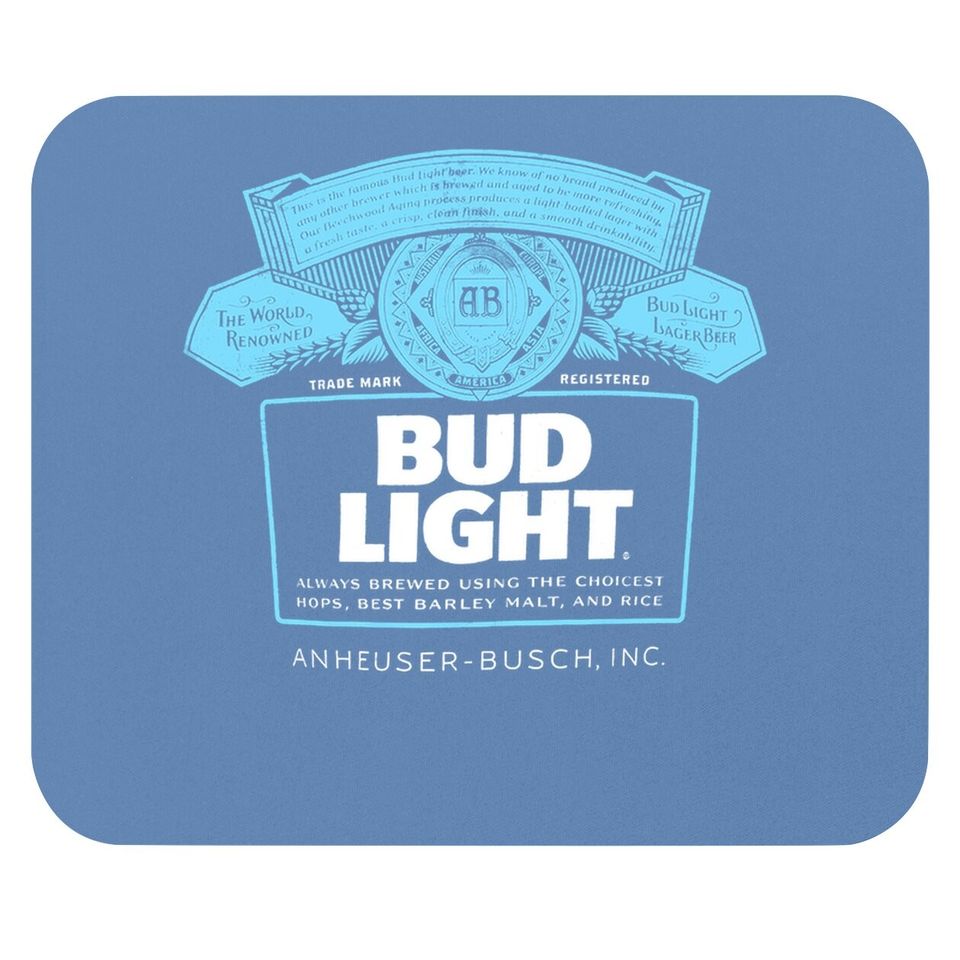 Bud Light Navy Mouse Pad