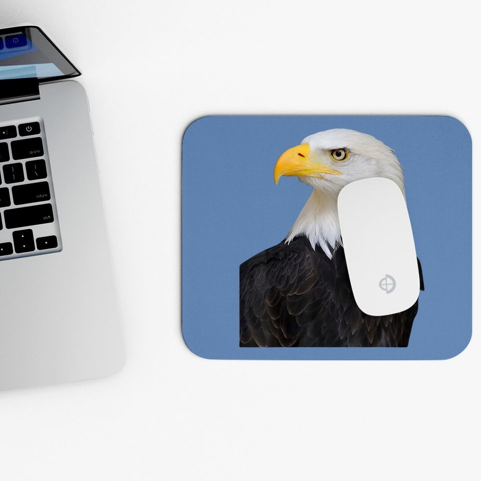 Bald Eagle Mouse Pad Bald Eagle Bird Face Mouse Pad