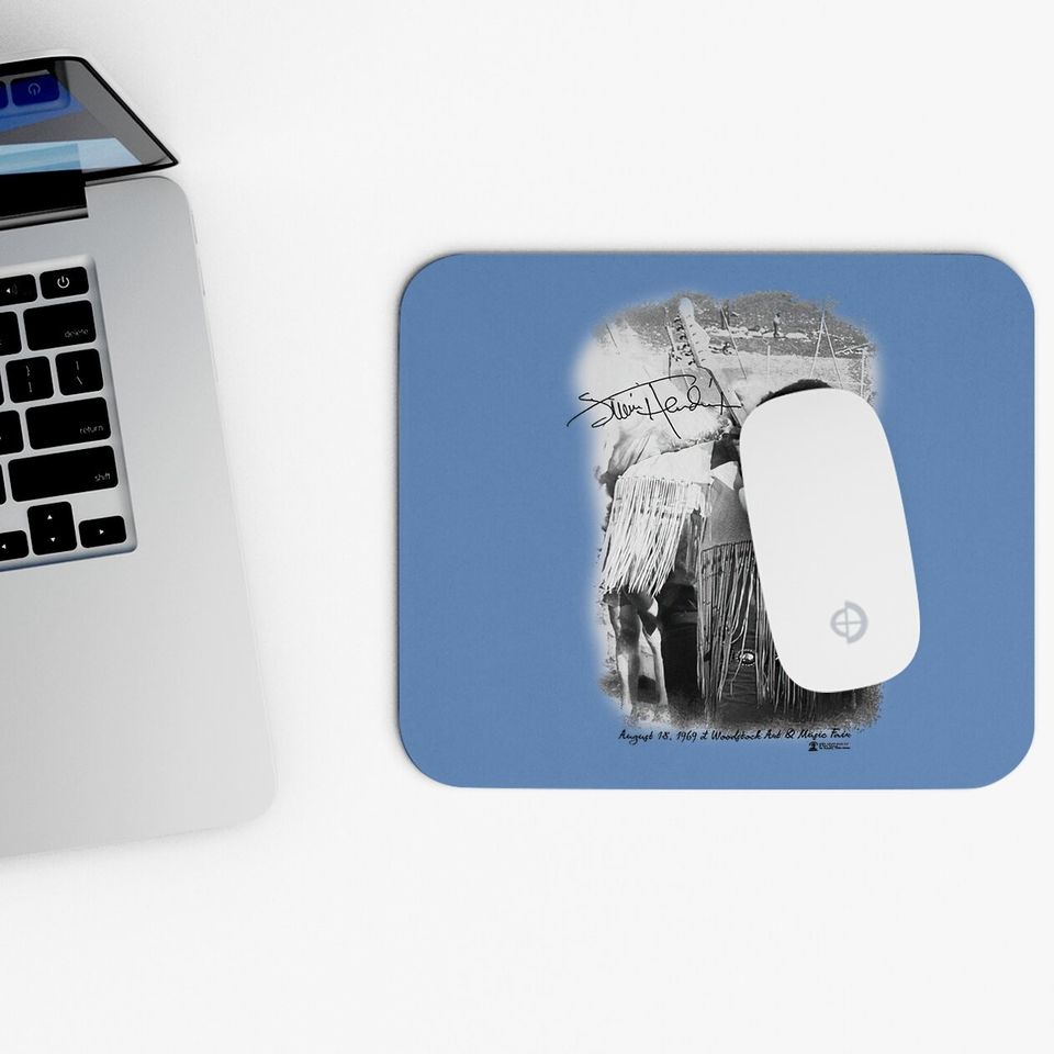 Jimi Hendrix Woodstock Mouse Pad