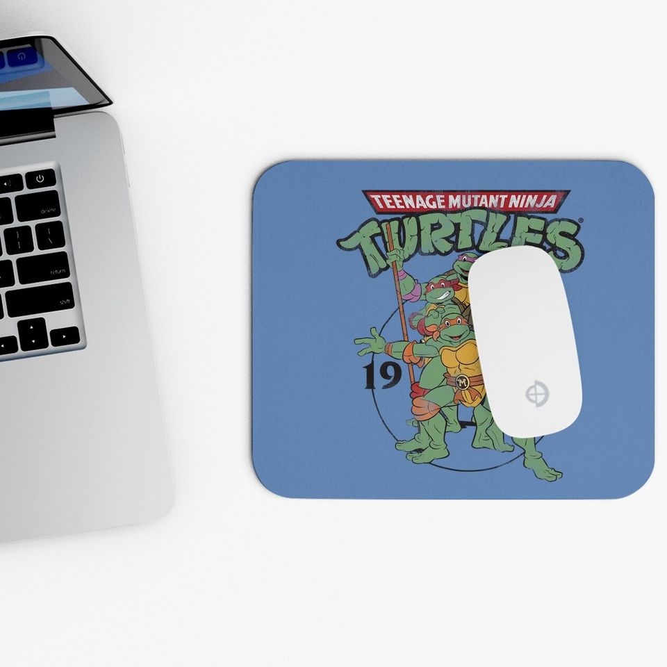 Teenage Mutant Ninja Turtles Classic Circle 1984 Mouse Pad-mouse Pad