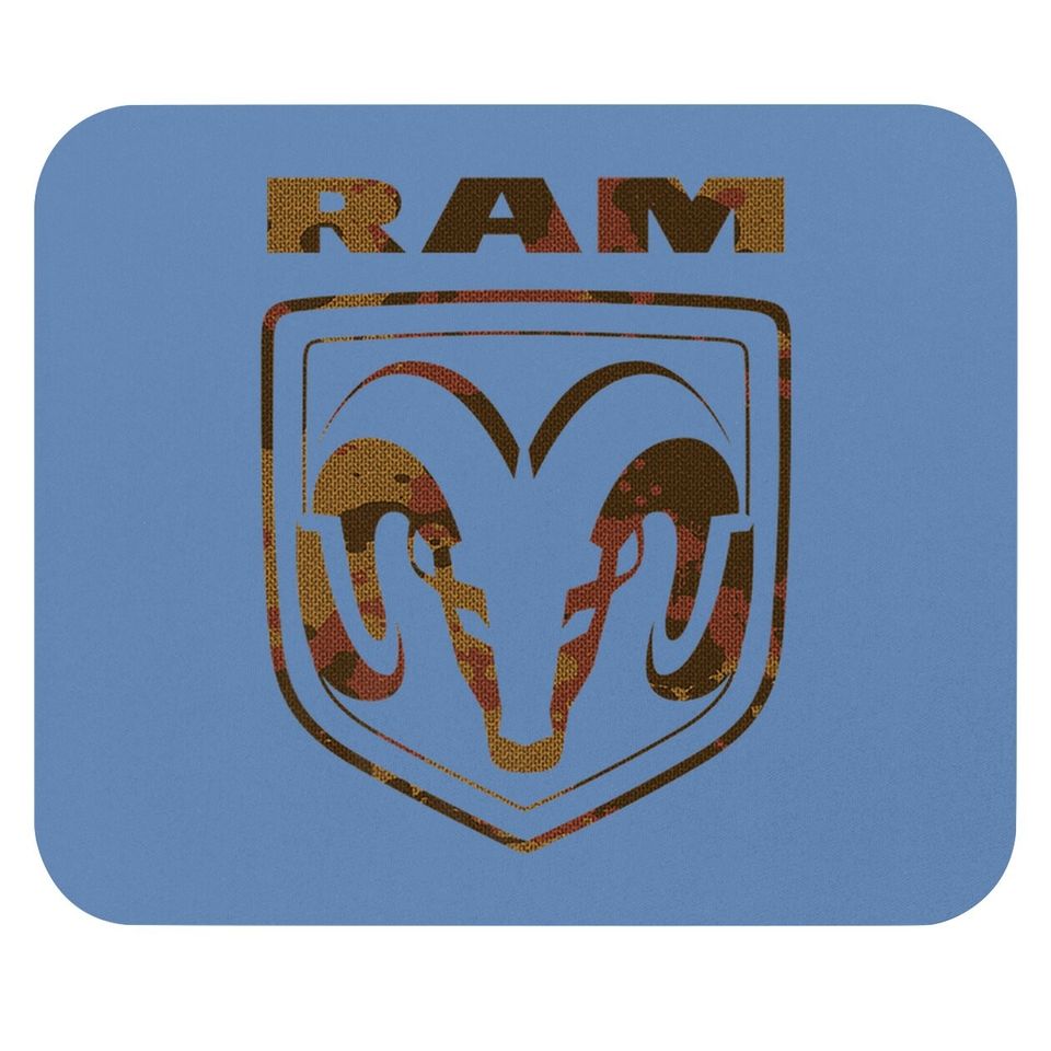 Ram Trucks Brown Camo Logo Mouse Pad