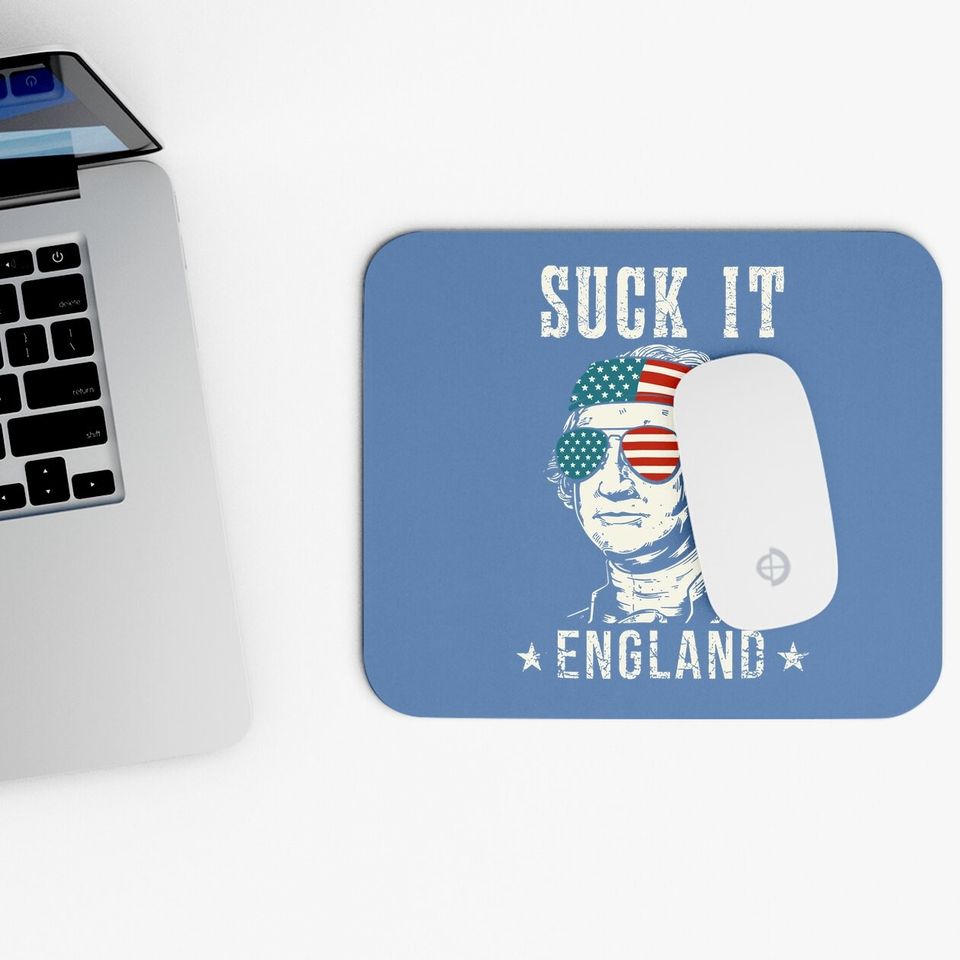 Suck It England George Washington Mouse Pad