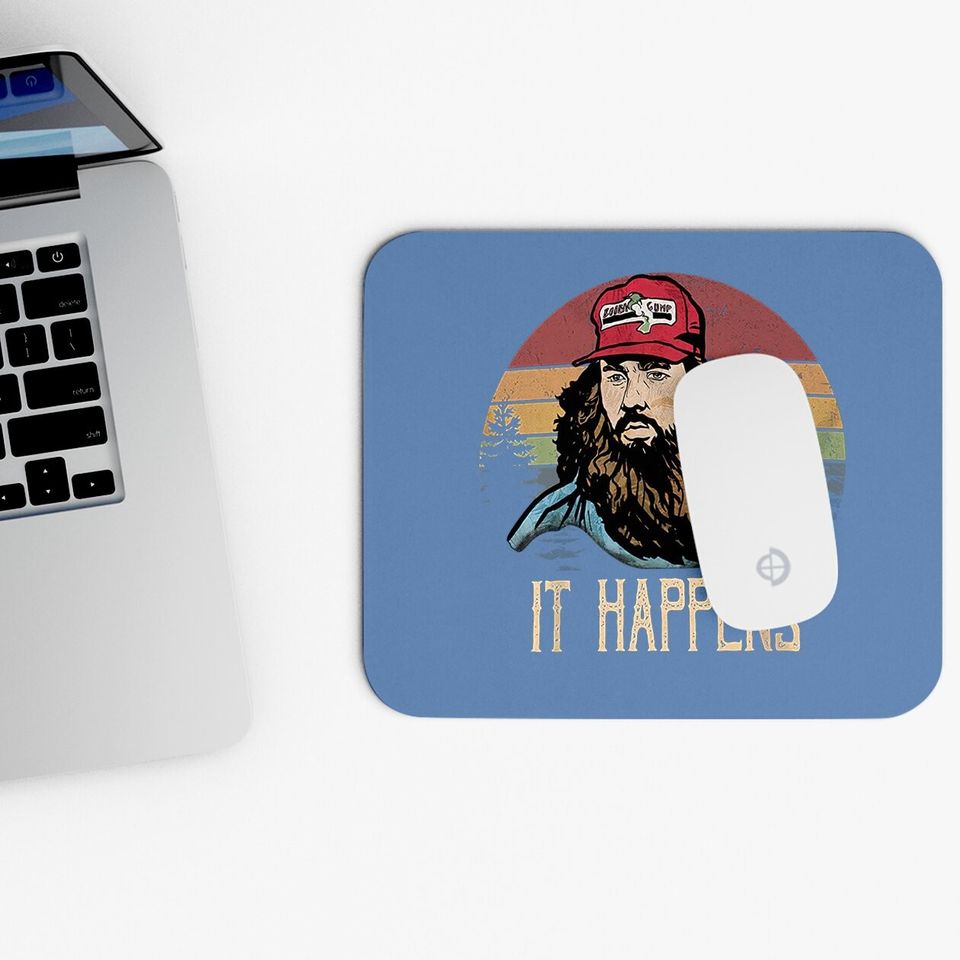 Forrest Gump It Happens  circle Mouse Pad