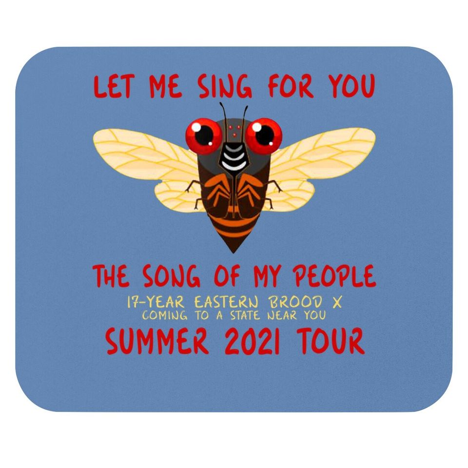 Brood X Cicada Mandala Summer 2021 Mouse Pad