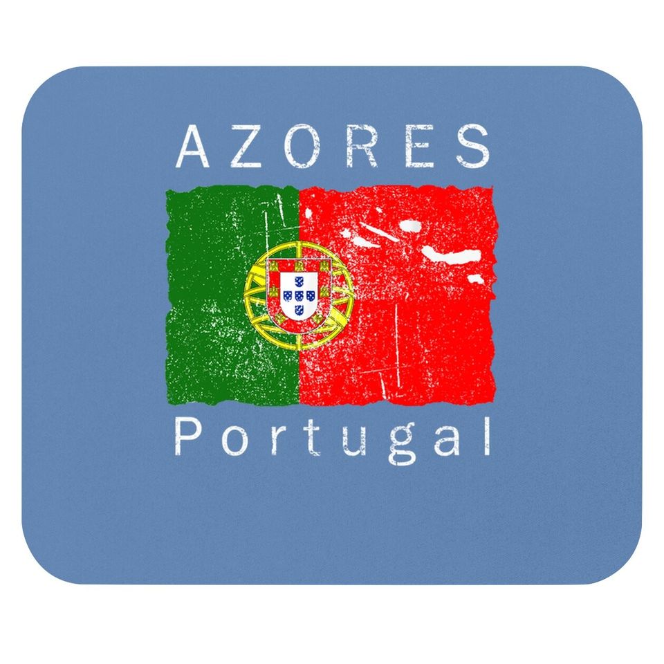 Azores Islands Portuguese Flag Mouse Pad I Love Portugal Mouse Pad