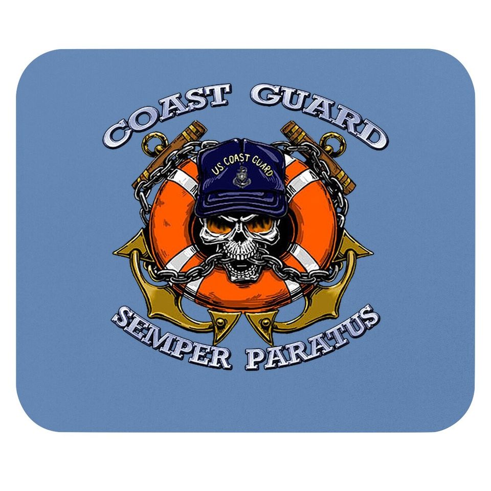 U.s. Coast Guard Mouse Pad Original Uscg Semper Paratus Gift Mouse Pad