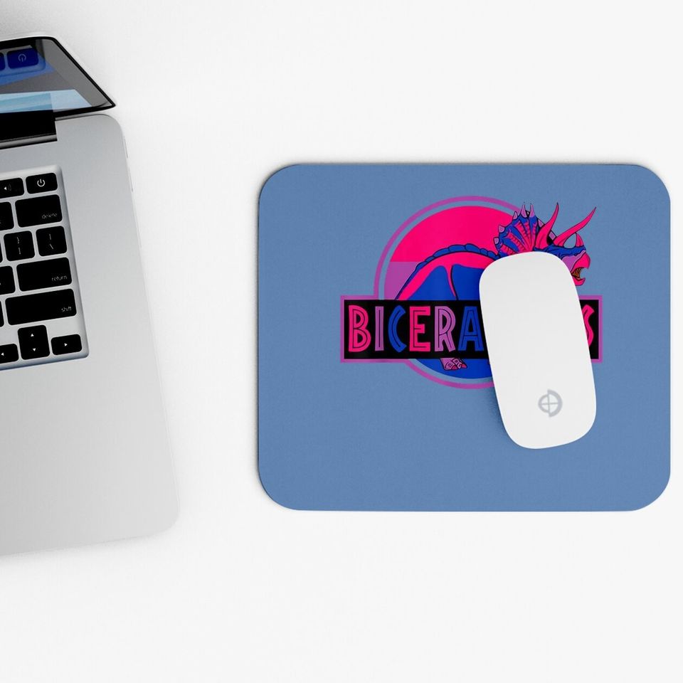 Biceratops Bisexual Ceratops Dinosaur Lgbt Mouse Pad
