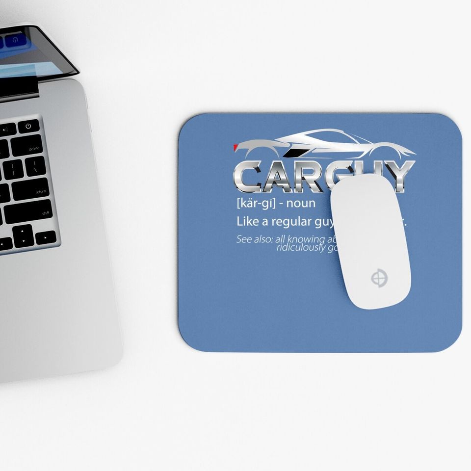 Car Guy Sport Car Mechanic Mouse Pad